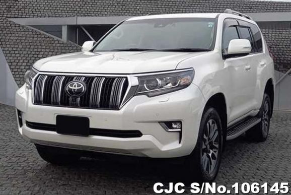 Toyota Land Cruiser Prado in White Pearl Crystal Shine for Sale Image 0