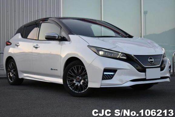 Nissan Leaf in Pure White Pearl for Sale Image 0