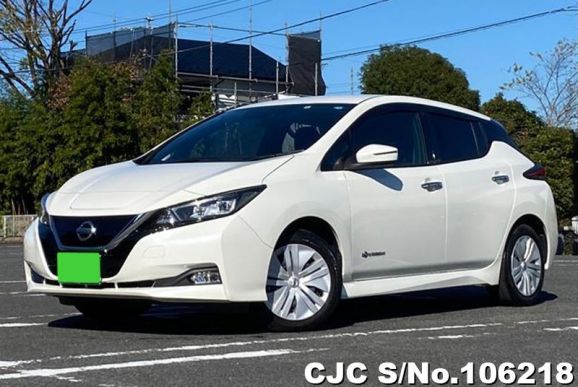 Nissan Leaf in Pearl White for Sale Image 0