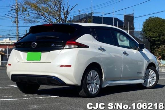 Nissan Leaf in Pearl White for Sale Image 1