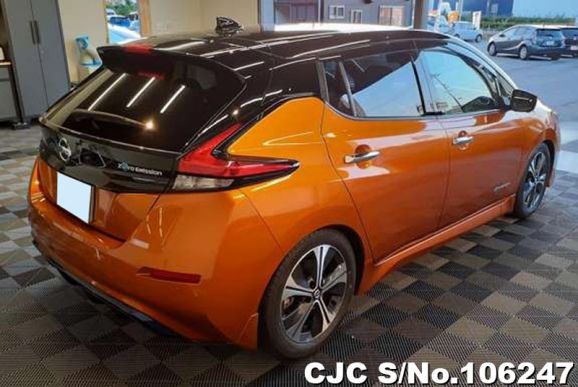 Nissan Leaf in Orange for Sale Image 1