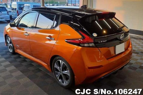 Nissan Leaf in Orange for Sale Image 2