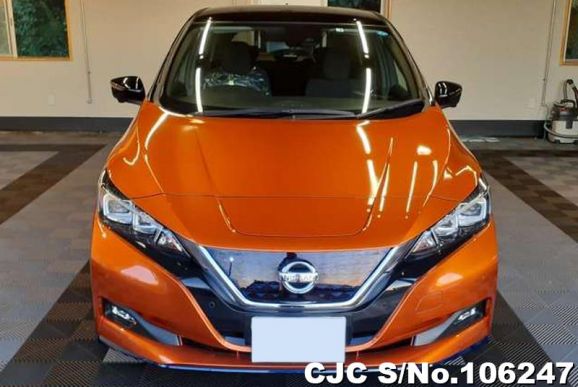 Nissan Leaf in Orange for Sale Image 4