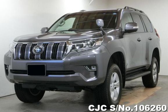 Toyota Land Cruiser Prado in Gun Metallic for Sale Image 3