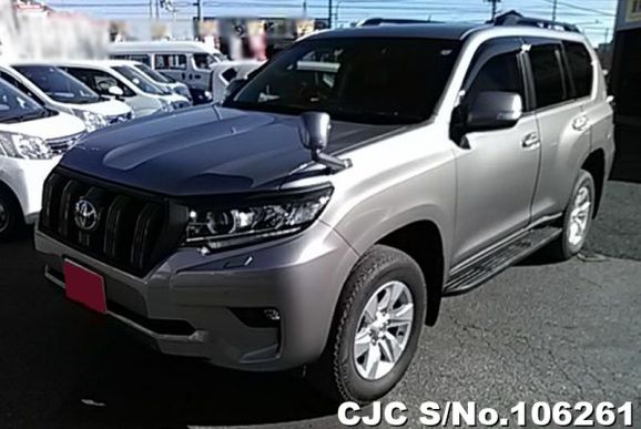 Toyota Land Cruiser Prado in Gun Metallic for Sale Image 3