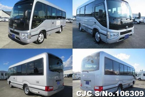 Toyota Coaster in Silver for Sale Image 1