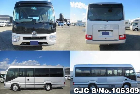 Toyota Coaster in Silver for Sale Image 2