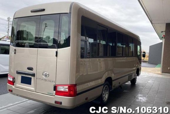 Toyota Coaster in Beige for Sale Image 1