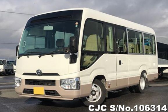 Toyota Coaster in White for Sale Image 3