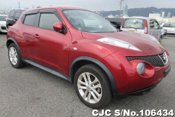 2014 Nissan Juke Red for sale | Stock No. 106434 | Japanese Used Cars ...