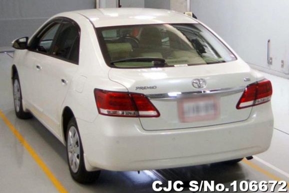 Toyota Premio in White for Sale Image 1