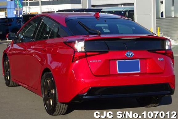 Toyota Prius in Red for Sale Image 1