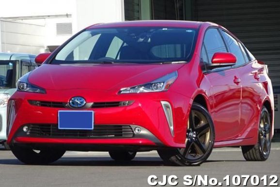 Toyota Prius in Red for Sale Image 3