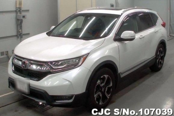 Honda CRV in White for Sale Image 3