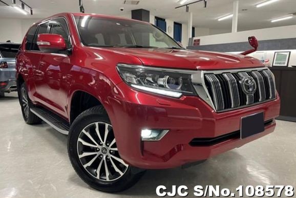 Toyota Land Cruiser Prado in Red for Sale Image 0