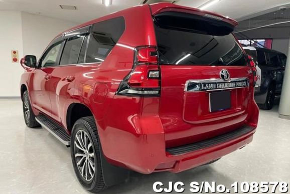 Toyota Land Cruiser Prado in Red for Sale Image 1