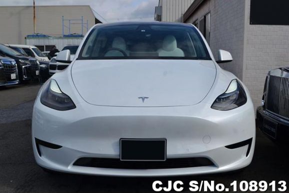 Tesla Model Y in White for Sale Image 4