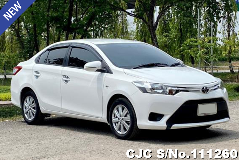 2016 Toyota Vios White for sale | Stock No. 111260 | Japanese Used Cars ...