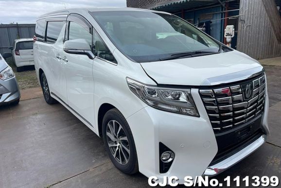 Toyota Alphard in Pearl White for Sale Image 1