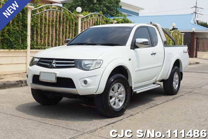 2012 Mitsubishi Triton White for sale | Stock No. 111486 | Japanese ...