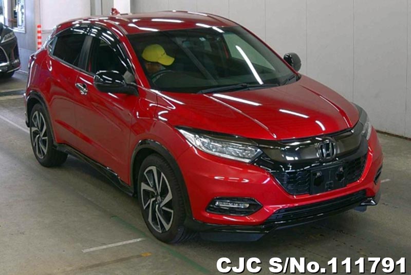 2018 Honda Vezel Red for sale | Stock No. 111791 | Japanese Used Cars ...